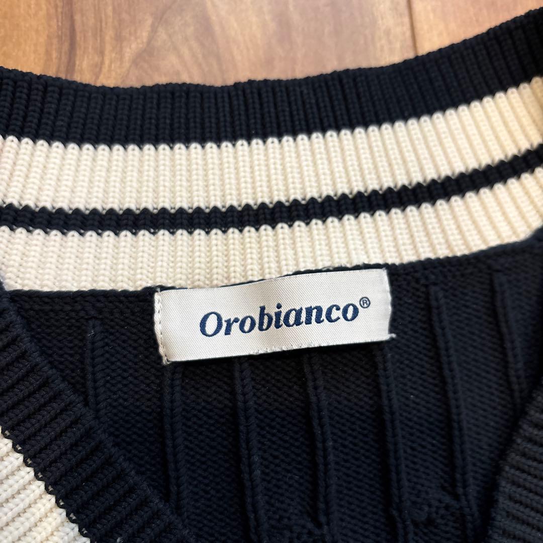 オロビアンコゴルフ◇チルデンベスト ネイビーM