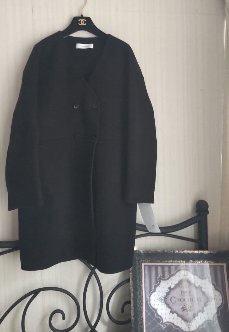 今期 スノードレル WOOLNO-COLLARCOAT ブロガードキコさん