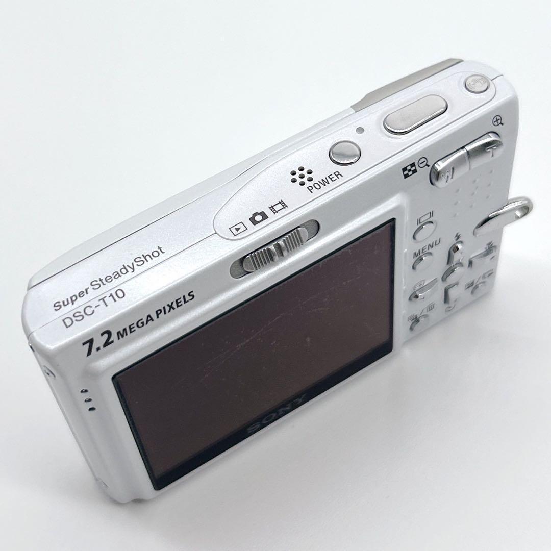 SONY ソニー サイバーショットDSC-T10 ホワイト デジカメ