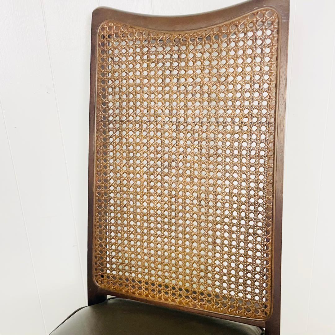 maruni マルニ ダイニングチェア ベルサイユ猫脚 籐 ハイバック③/④