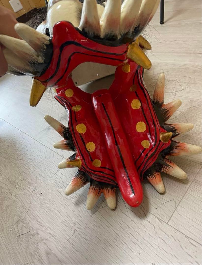 ね*ン様 神楽　大蛇　お面　石見神楽