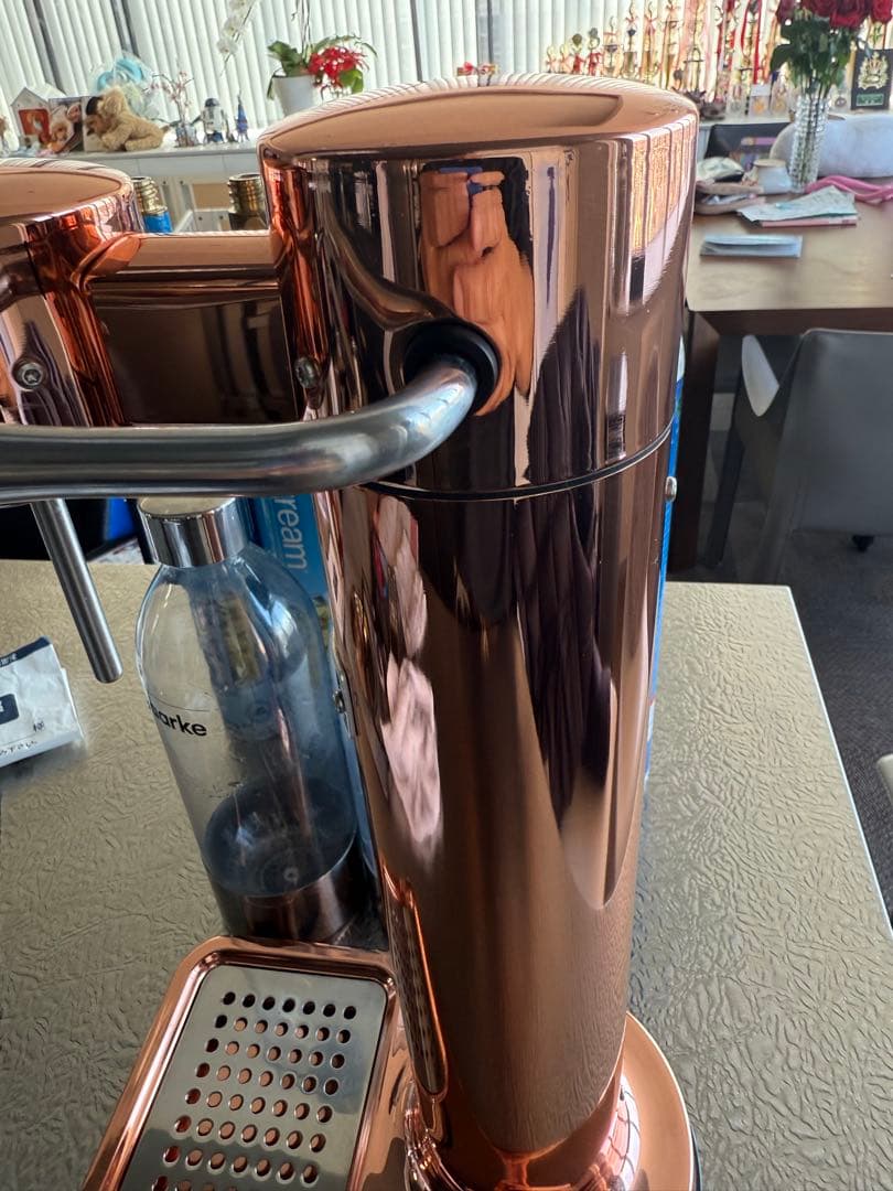 s*i様 炭酸水メーカー ローズゴールド　ソーダストリームガスシリンダー5本