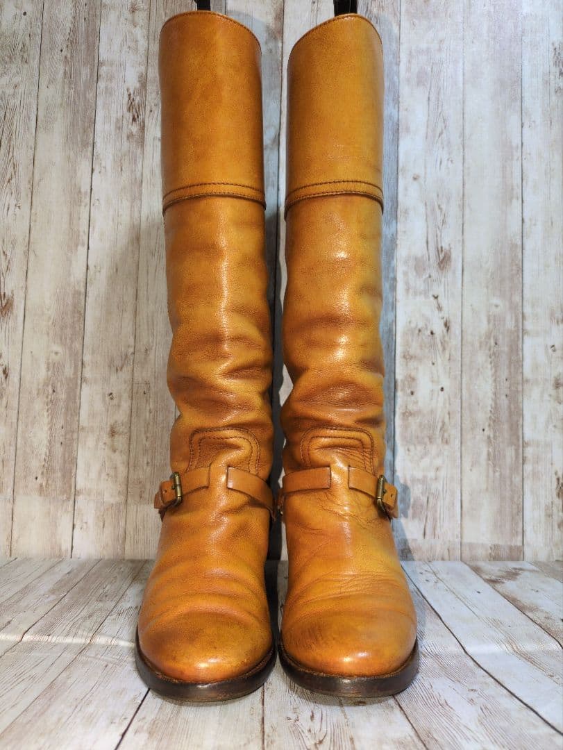 【Ralph Lauren】ジョッキーブーツ風ロングブーツ☆ブラウン☆6B