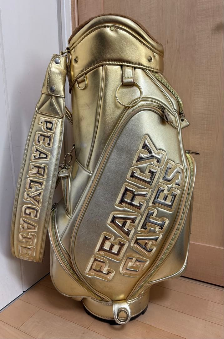 限定★パーリーゲイツ★キャディバッグ★ゴルフ★ゴルフバッグ★レア★ゴールド★金