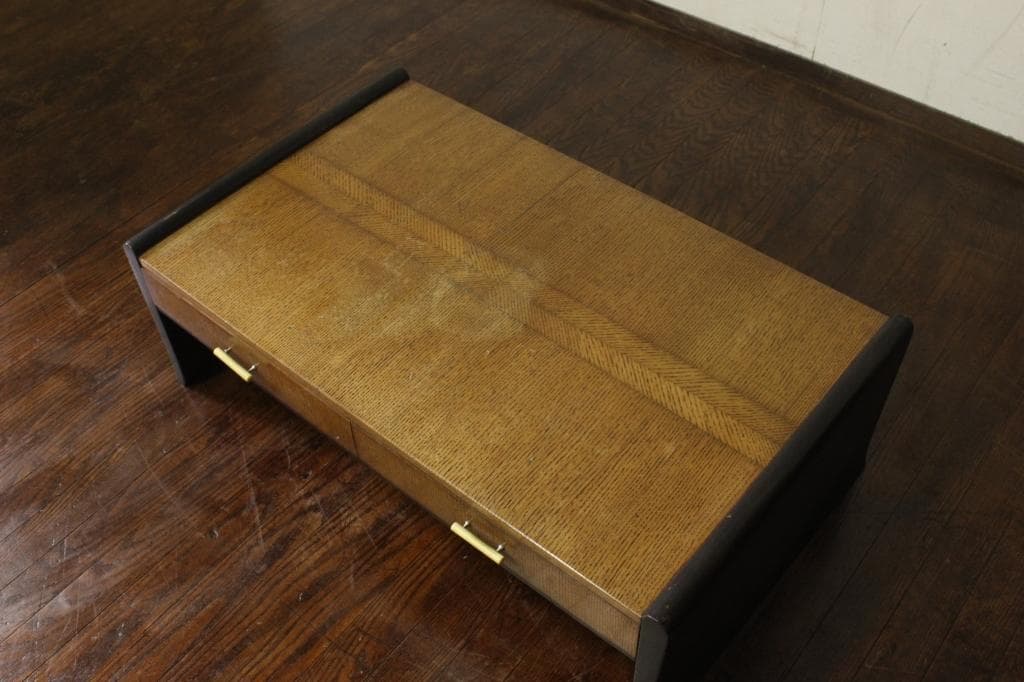 昭和レトロな風合いが良い文机 テーブル/古道具/テレビ台/ローボード/一枚板