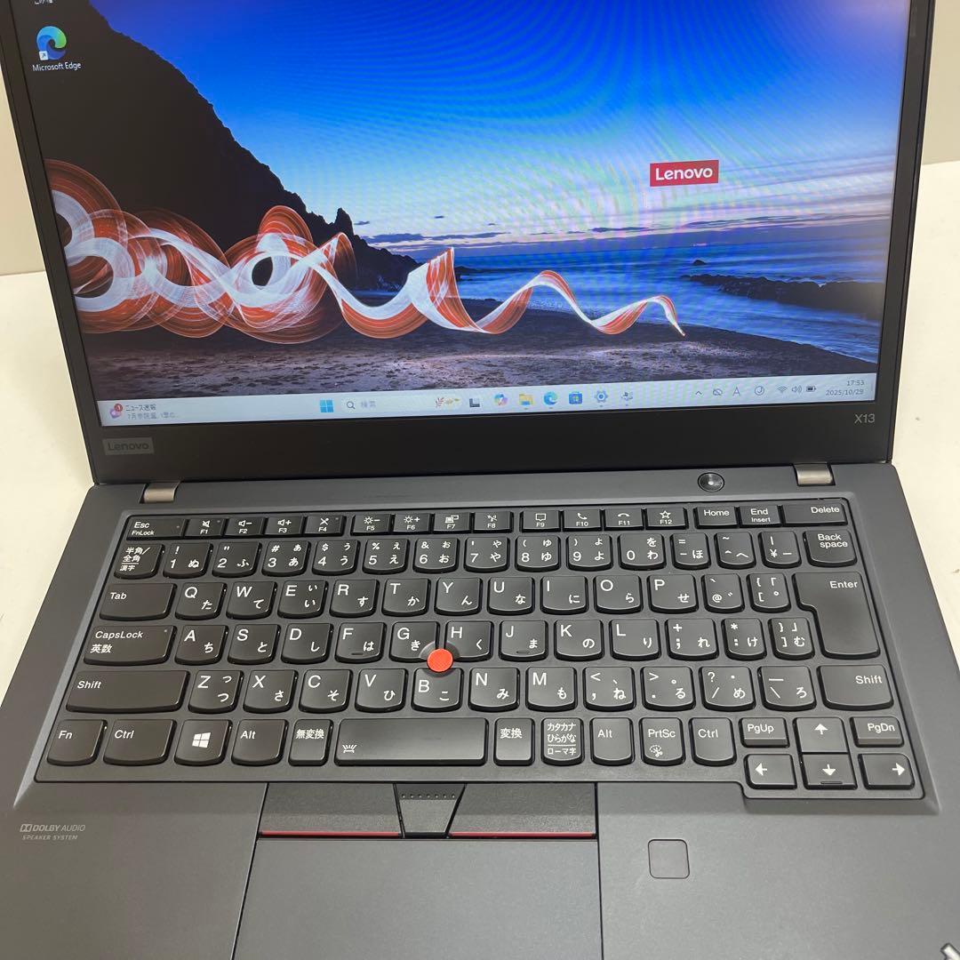 #385 レノボThinkpad X13 i3-10110U 8GB 256Gb
