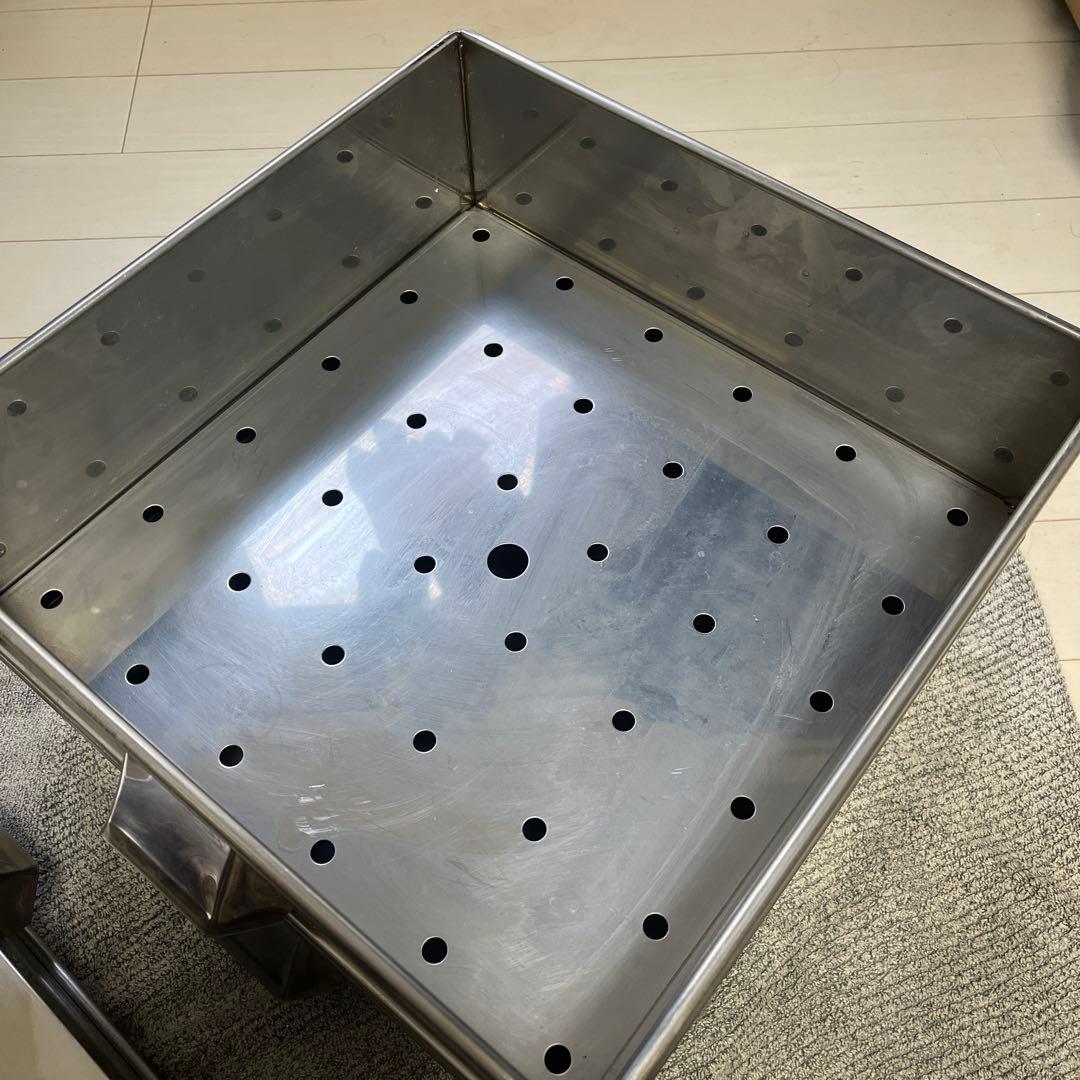 【美品】使用回数少ない業務用蒸し器　角型　2段38センチ