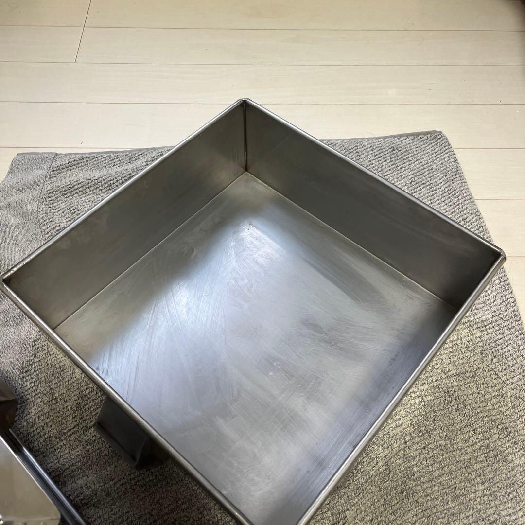 【美品】使用回数少ない業務用蒸し器　角型　2段38センチ