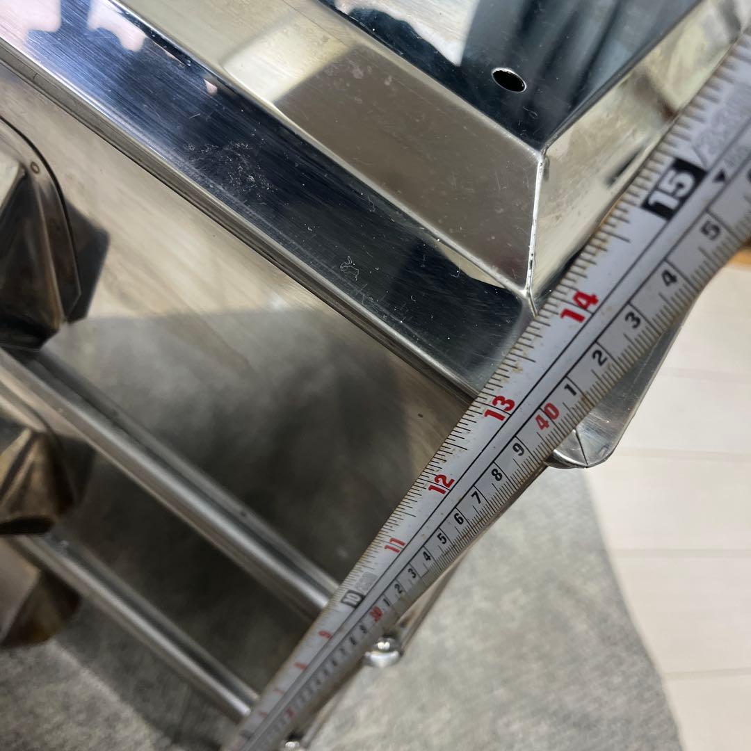 【美品】使用回数少ない業務用蒸し器　角型　2段38センチ