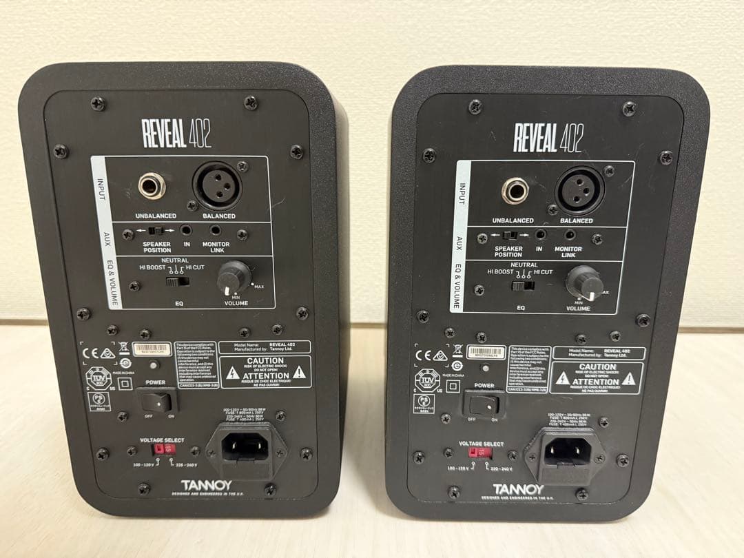 TANNOY REVEAL 402 モニタースピーカー（2本）