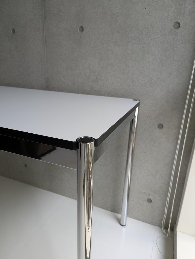 【美品】USM Haller ハラー テーブル 60×125 引き出し付