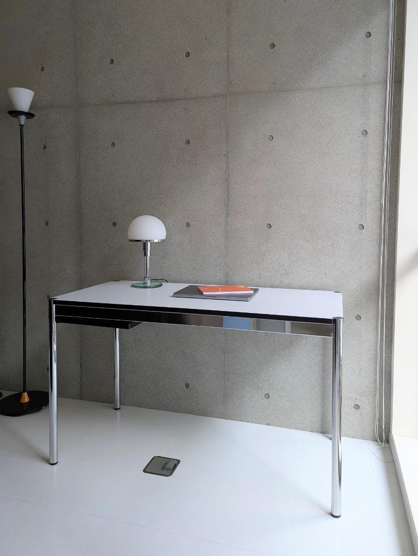 【美品】USM Haller ハラー テーブル 60×125 引き出し付