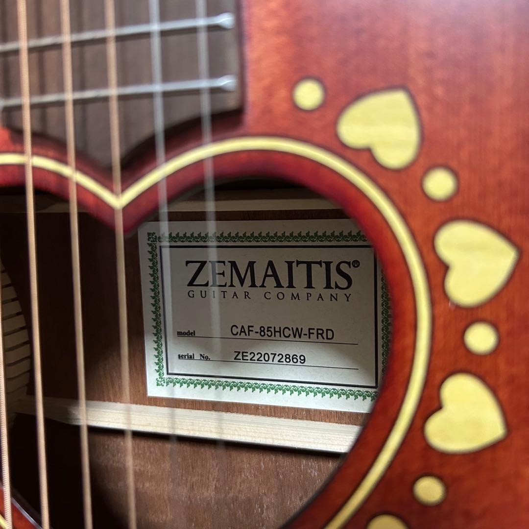 ZEMAITIS caf-85hcw-frd エレアコ　アコギ
