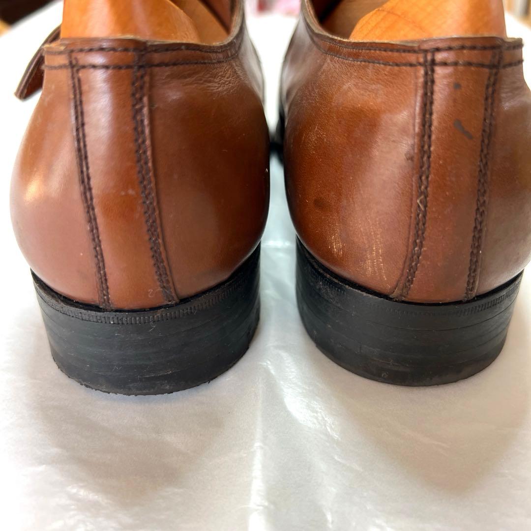 J.M. WESTON モンクストラップ UK6 E 純正シューツリー付