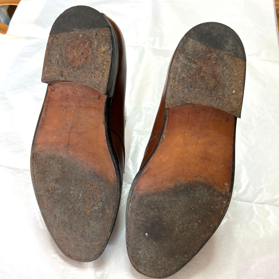 J.M. WESTON モンクストラップ UK6 E 純正シューツリー付