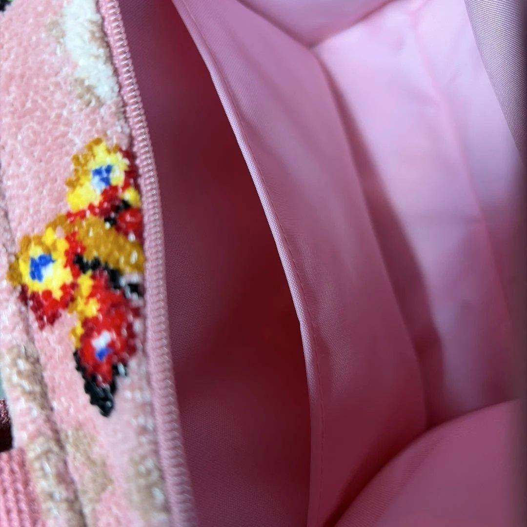 値下げしました　フェイラー　ハイジペイズリー　ピンクミニバッグ