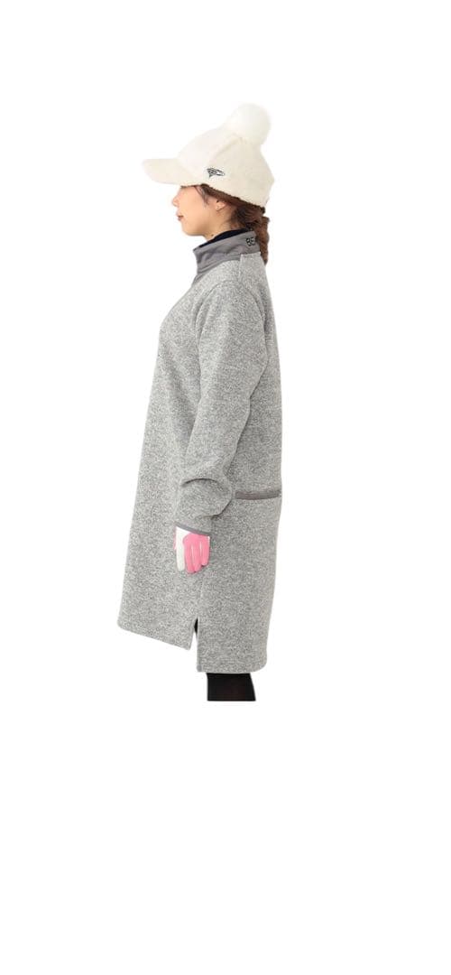 BEAMS GOLF ORANGE LABEL ポーラテックフリースワンピース