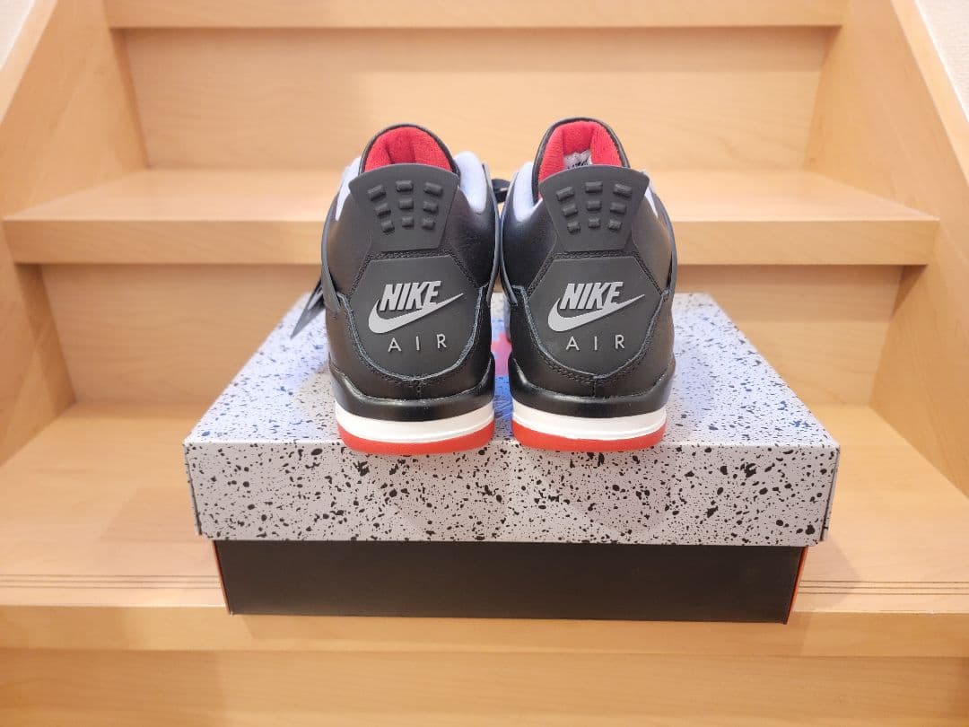 新品　24cm Nike GS Air Jordan 4 Retro Bred