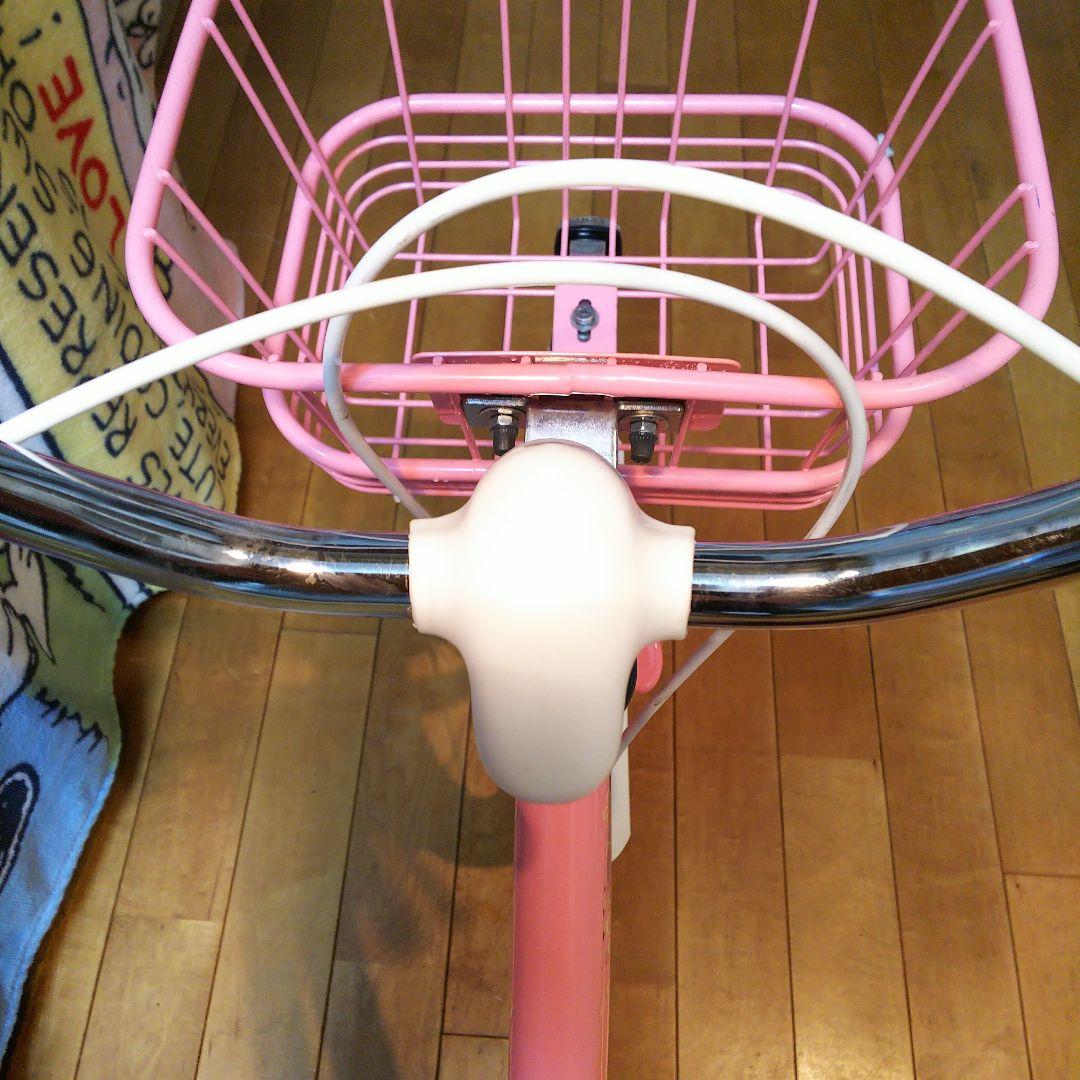 【神奈川県・東京23区お届け可】室内保管 幼児用自転車 16インチピンク