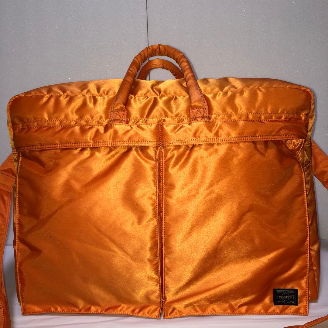 新品同様✨激レア ポータータンカー ボストンバッグL ショルダーバッグ オレンジ