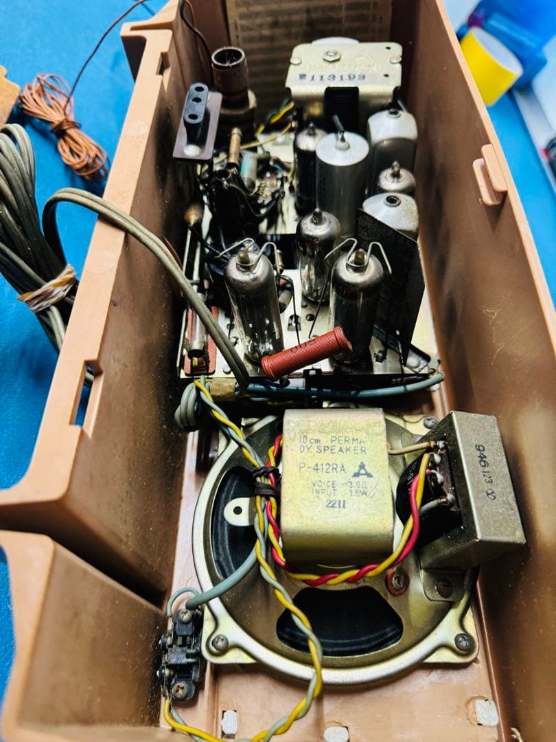 ナショナル 2バンドルーム ラジオ GX-240 レトロ 時代物 希少品 動作品