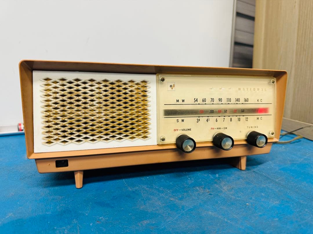 ナショナル 2バンドルーム ラジオ GX-240 レトロ 時代物 希少品 動作品