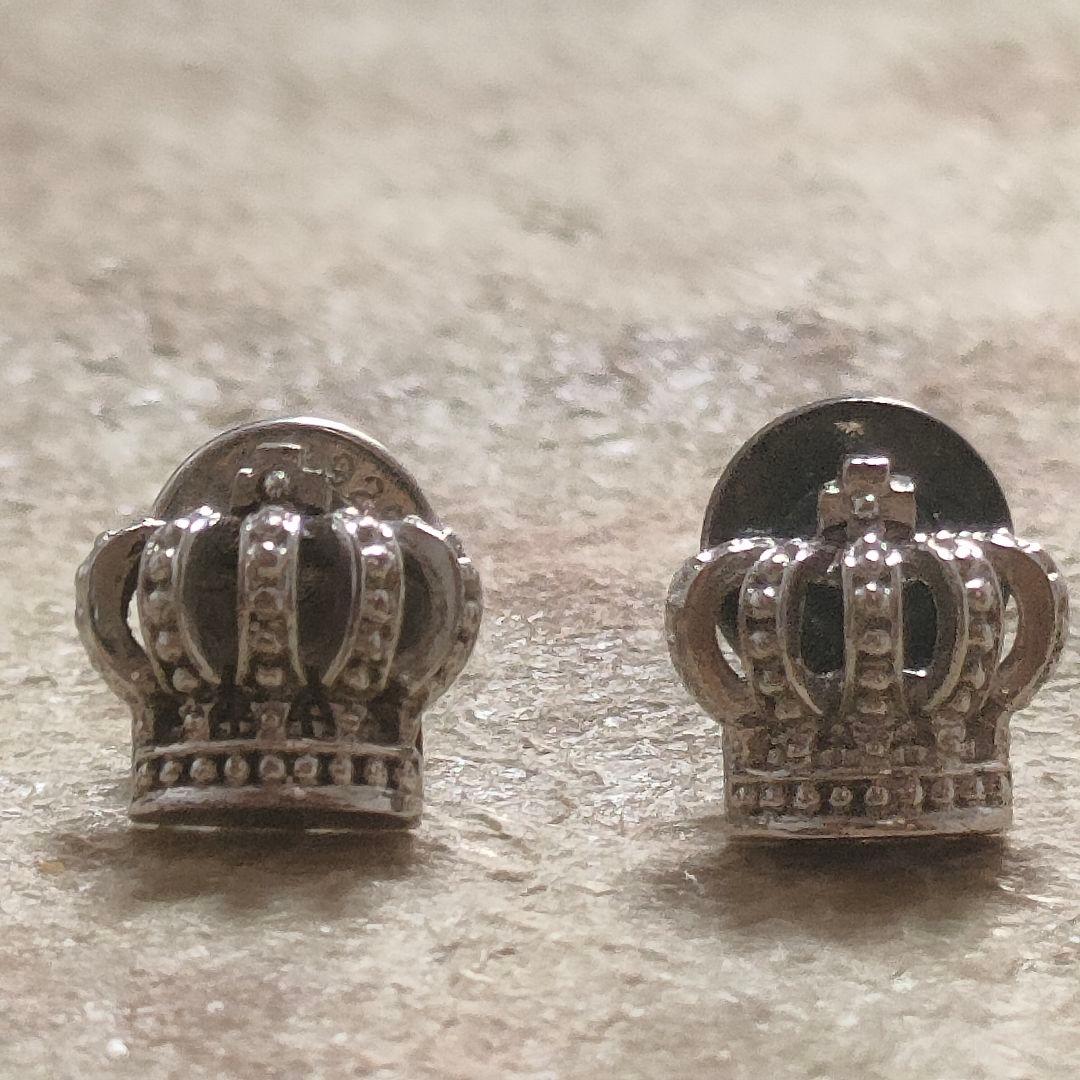 Justin Davis ジャスティンデイビス　シルバー 王冠デザイン ピアス