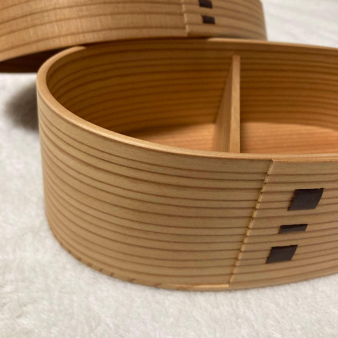 りょうび庵　大館曲げわっぱ　こばん弁当　ウレタン塗装　新品未使用