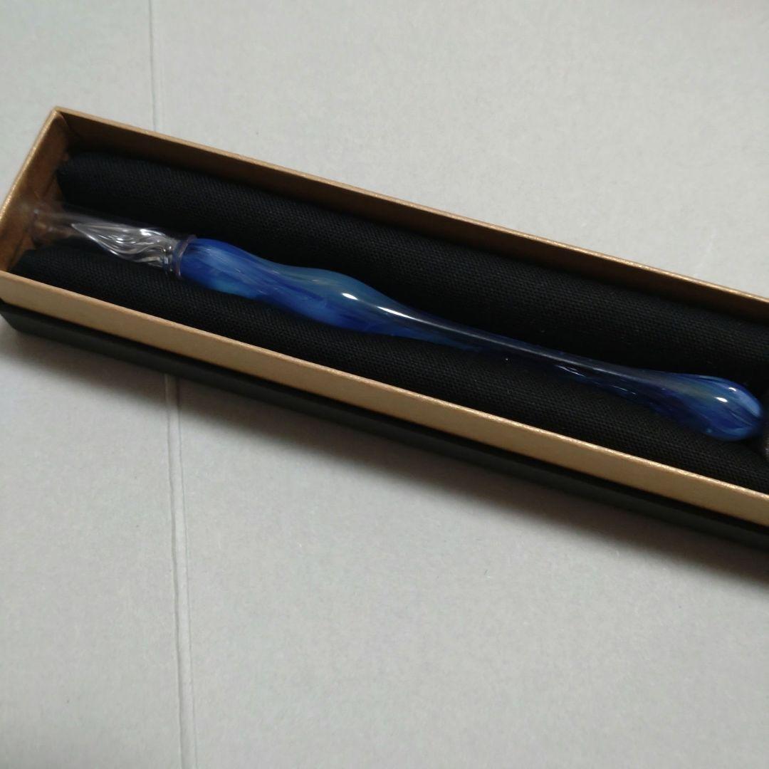 HASE硝子工房　ギフショナリーデルタコラボ限定　ガラスペン　Lucifer