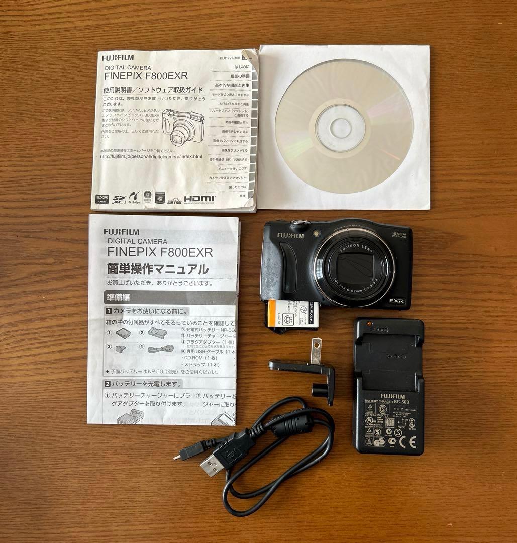 FUJIFILM FINEPIX F800EXR ブラック 富士フィルム