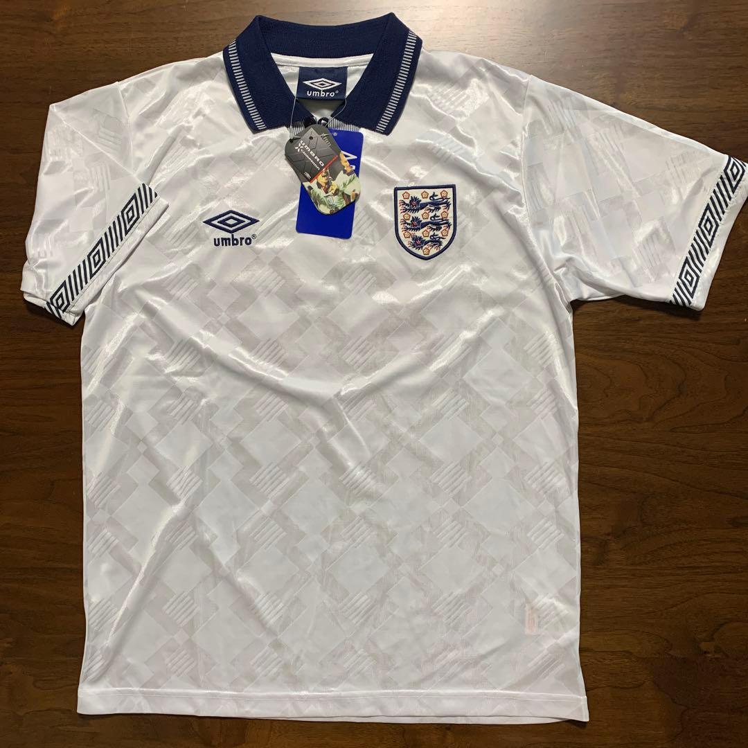 新品タグ付 復刻 イングランド 1990ワールドカップ 19番 ポールガス