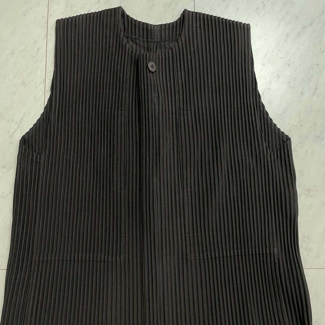 オムプリッセ イッセイミヤケ ジャンプスーツ ノースリーブ 消しプリーツ 1