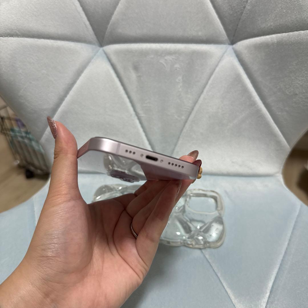 【超美品】Apple iPhone14 本体 パープル 128GB