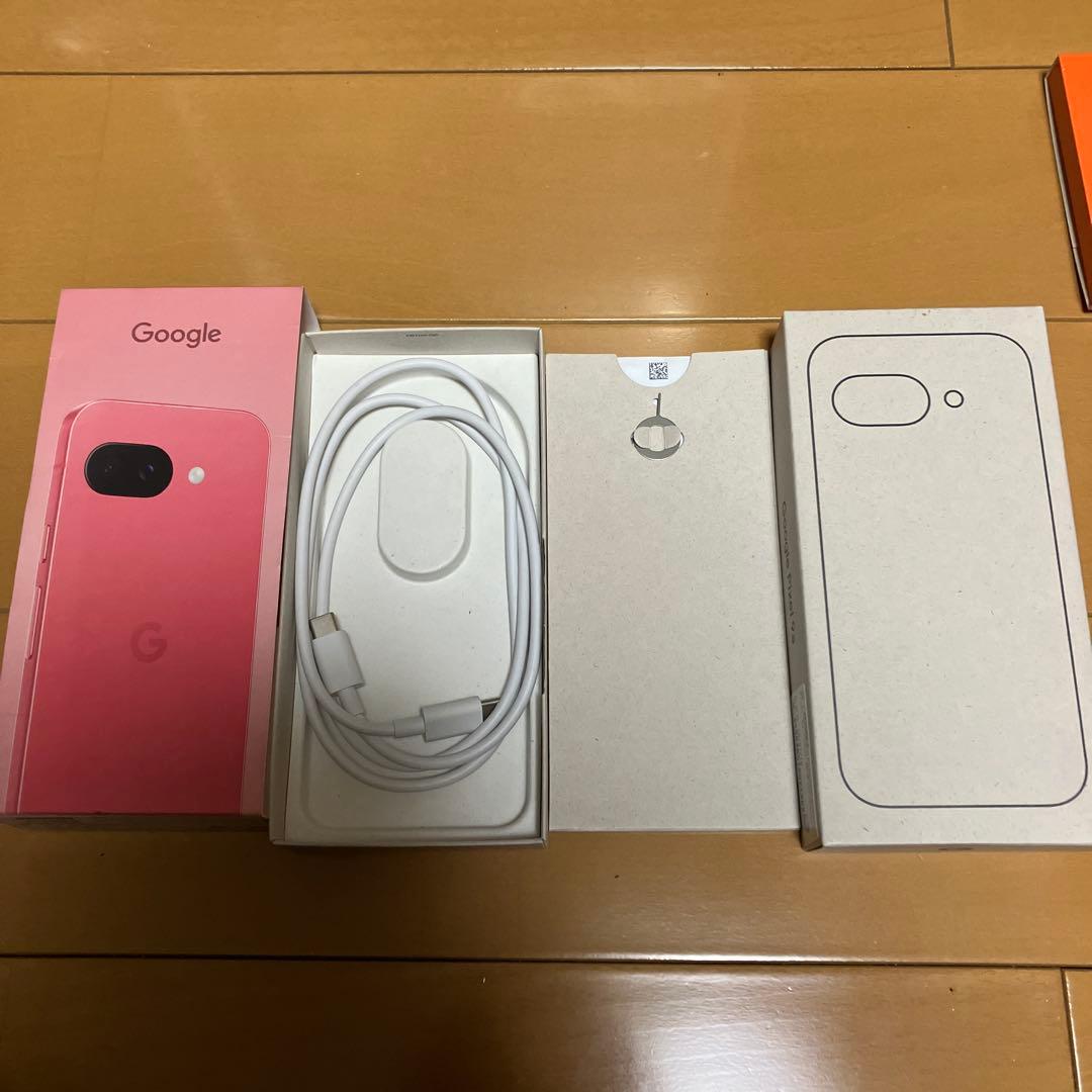 Google Pixel 9a peony ガラスフィルム ケース 箱付