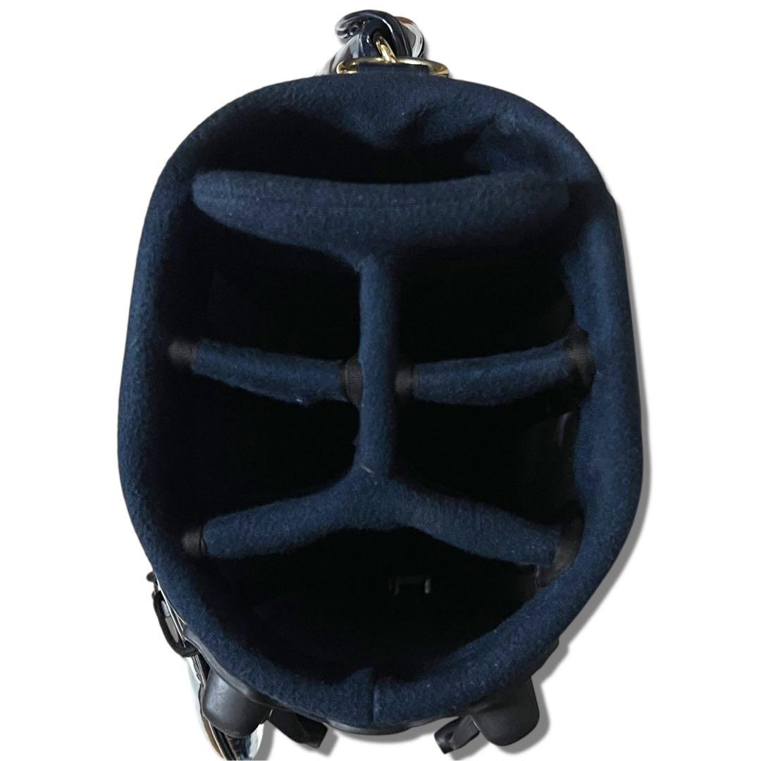 美品 限定 希少 ムータマリン スタンド キャディバッグ 刺繍 エナメル ゴルフ