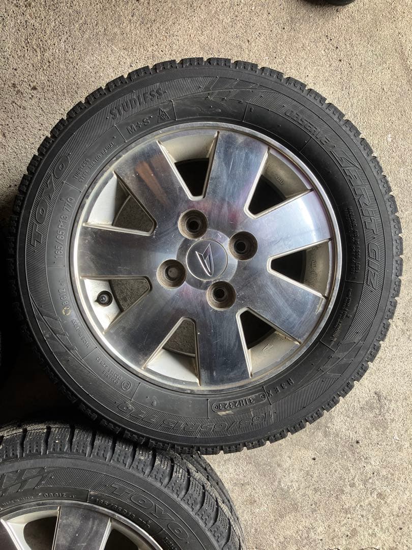 ダイハツ　アトレー純正13インチ ホイールセット スタッドレスタイヤ 4本セット
