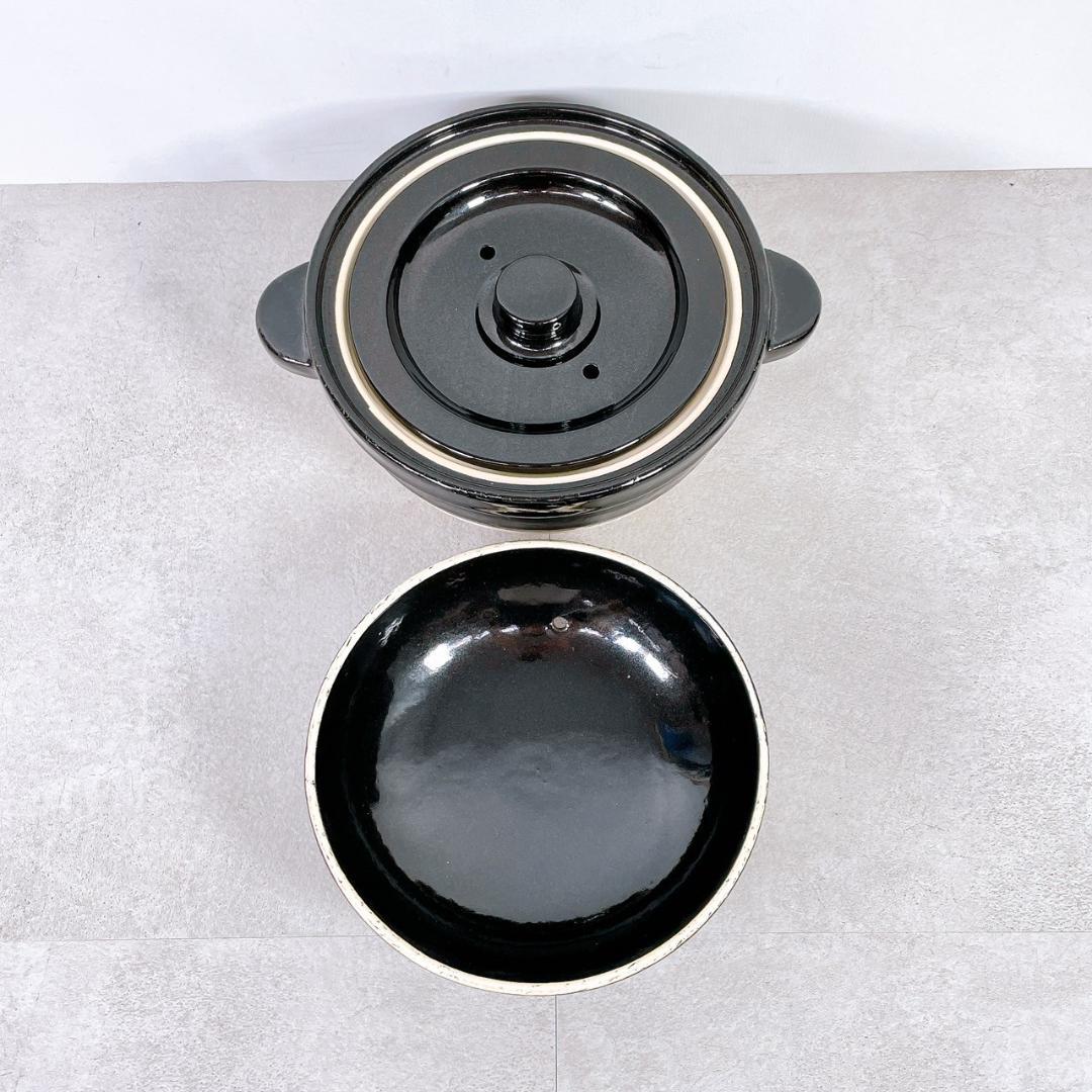 美品 長谷園 かまどさん 三合炊き 土鍋 ごはん鍋