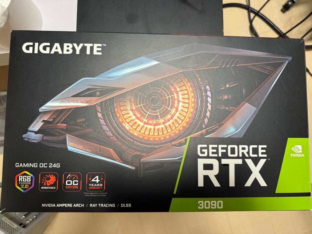 【状態良好】GIGABYTE RTX3090 24GB AORUS