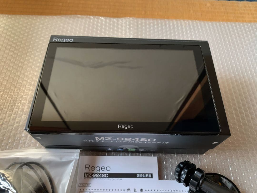 ディスプレイオーディオ 9インチ MZ-924SC Regeo 保証期間有り
