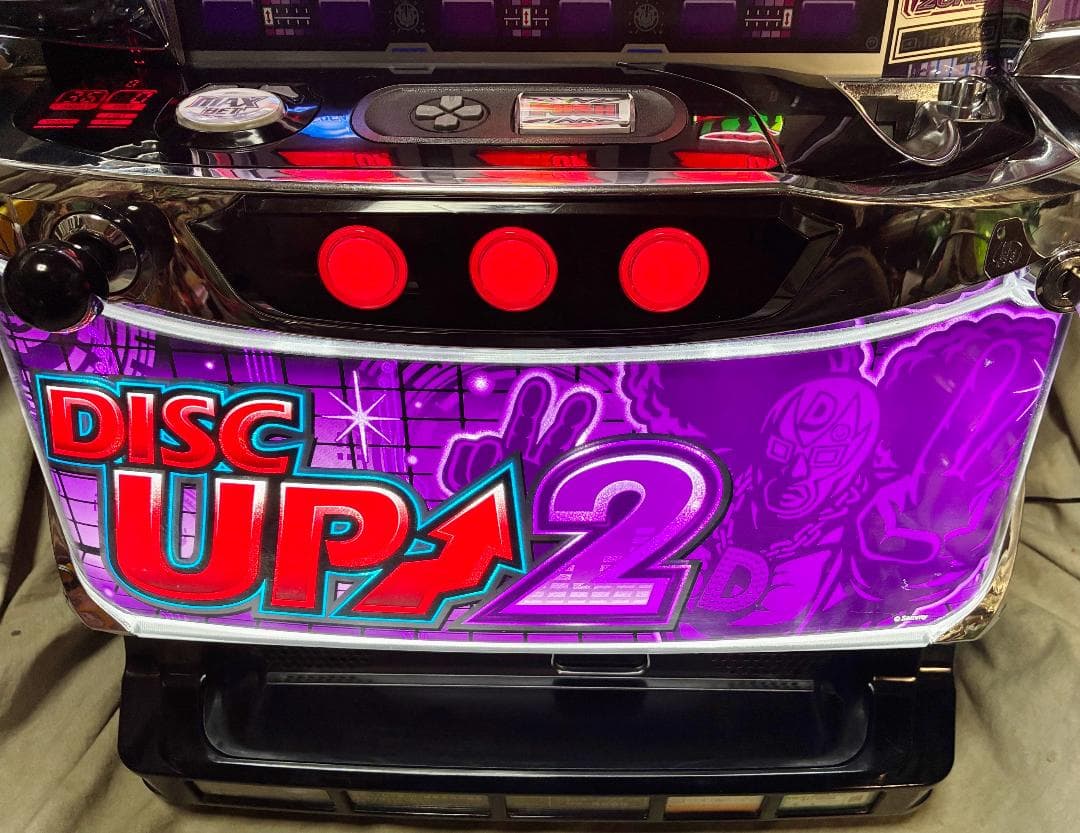 パチスロ ディスクアップ2 （データカウンター付属＆不要機付）☆送料無料