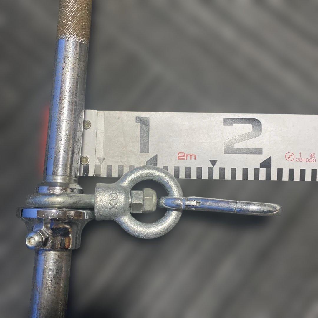 Ｔバーローセット。 バーベルプレート付き