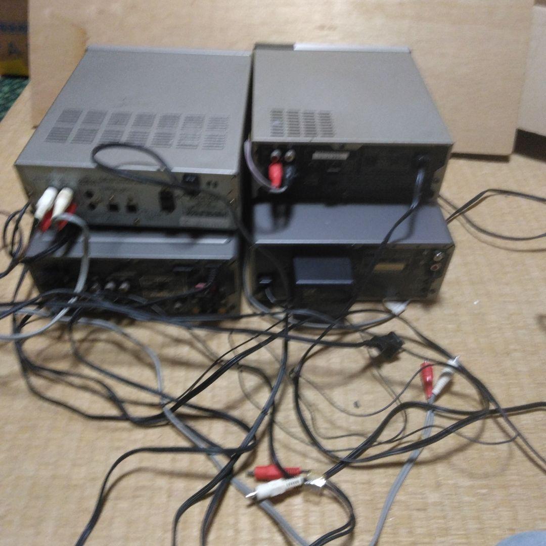 大幅値下げ！ミニコンポ アンプ CD 、 MD プレーヤー 、カセットデッキ