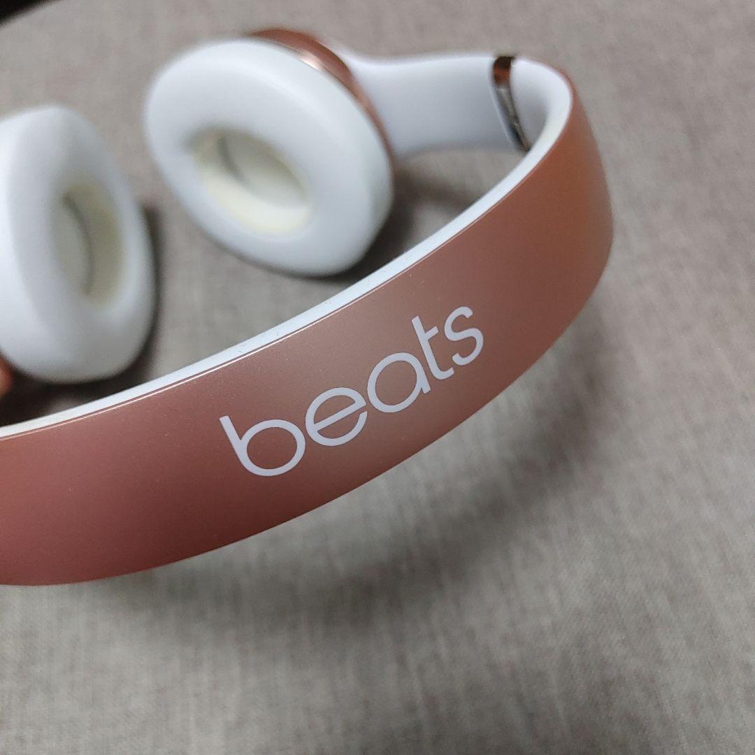 Beats solo3 ワイヤレスヘッドホン ホワイト/ローズゴールド　本体のみ