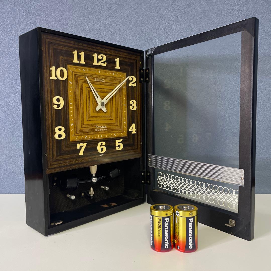 【美品　セイコー 】ソノーラ振り子時計