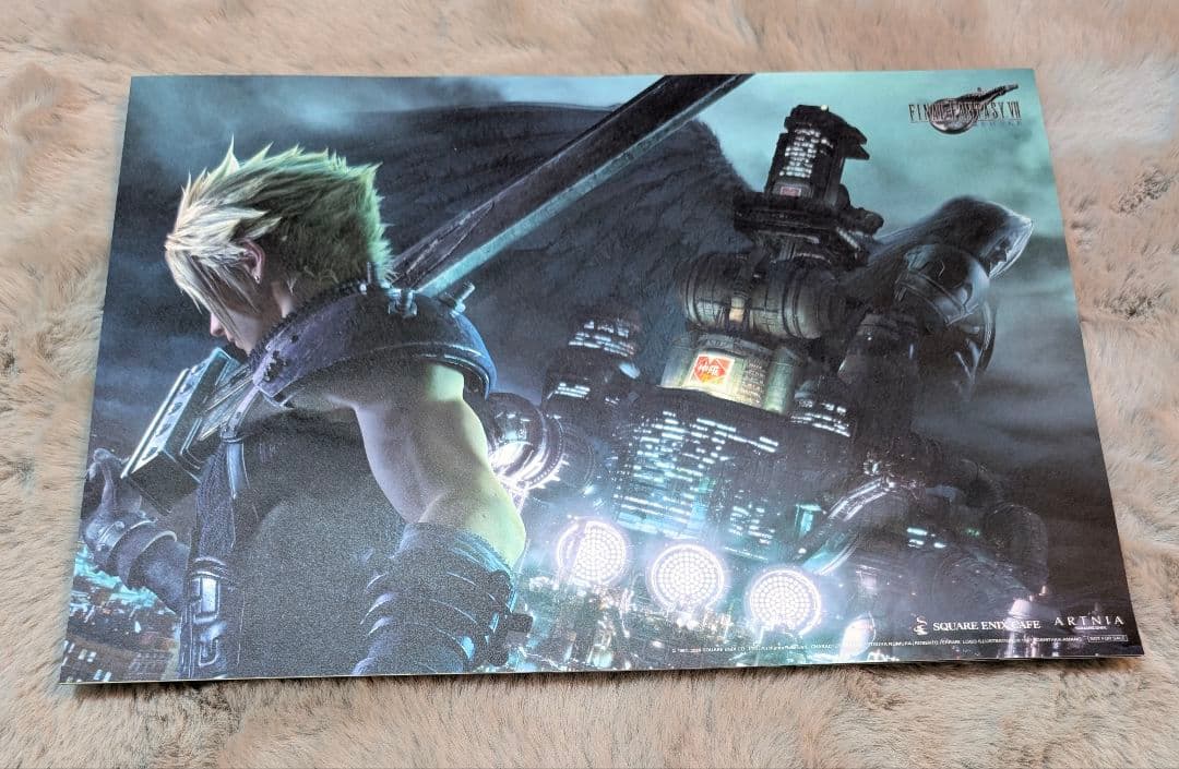 ファイナルファンタジー7 リメイク　スクエニカフェ　アルトニア　ランチョンマット
