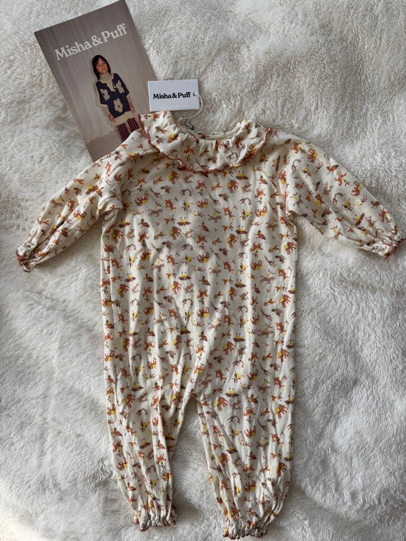 ロンパース・カバーオール misha and puff 6-9m Baby Pierrot Onesie