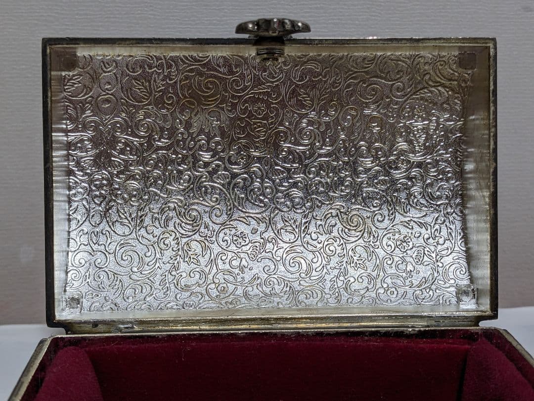 ♦イギリス ヴィンテージ 宝石箱 ジュエリーボックス アクセサリーケース 骨董品