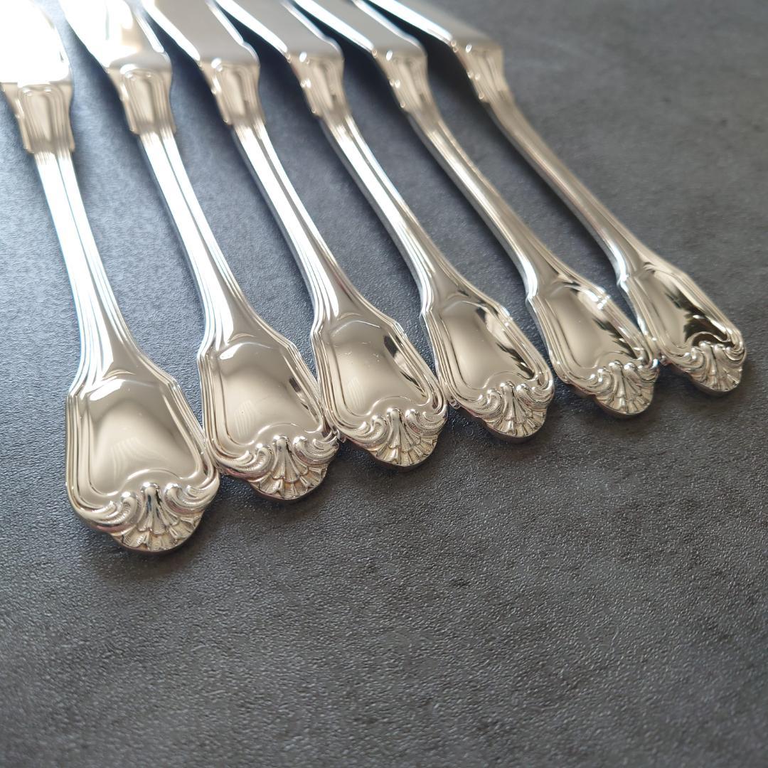 希少 極美品 クリストフル ポートロイヤル フィッシュナイフ 6点