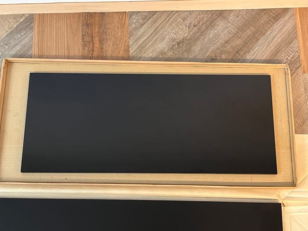 真塗　長板　大小　共箱　茶道具　塗師