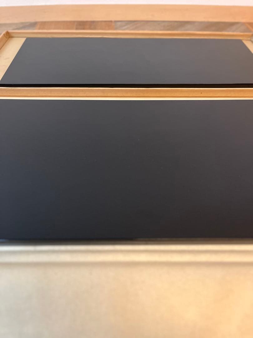 真塗　長板　大小　共箱　茶道具　塗師